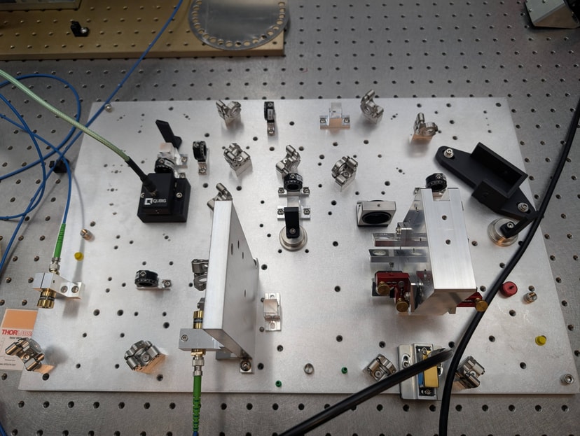 Optical circuit setup designed with LightFlow
